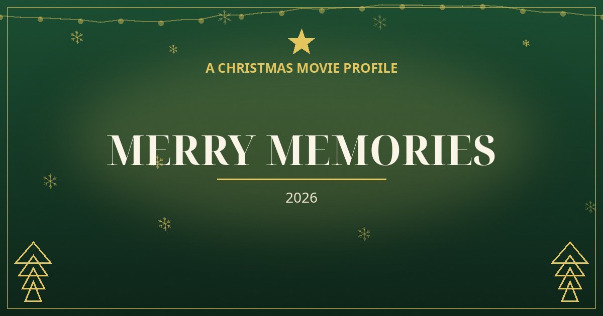 Merry Memories — original designed title card art
