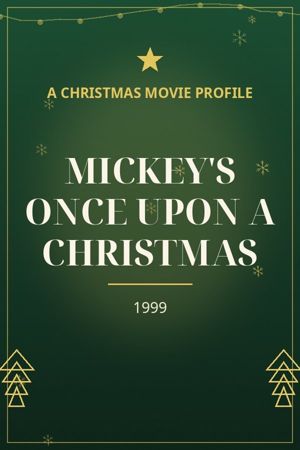 Mickey's Once Upon a Christmas — designed title card art