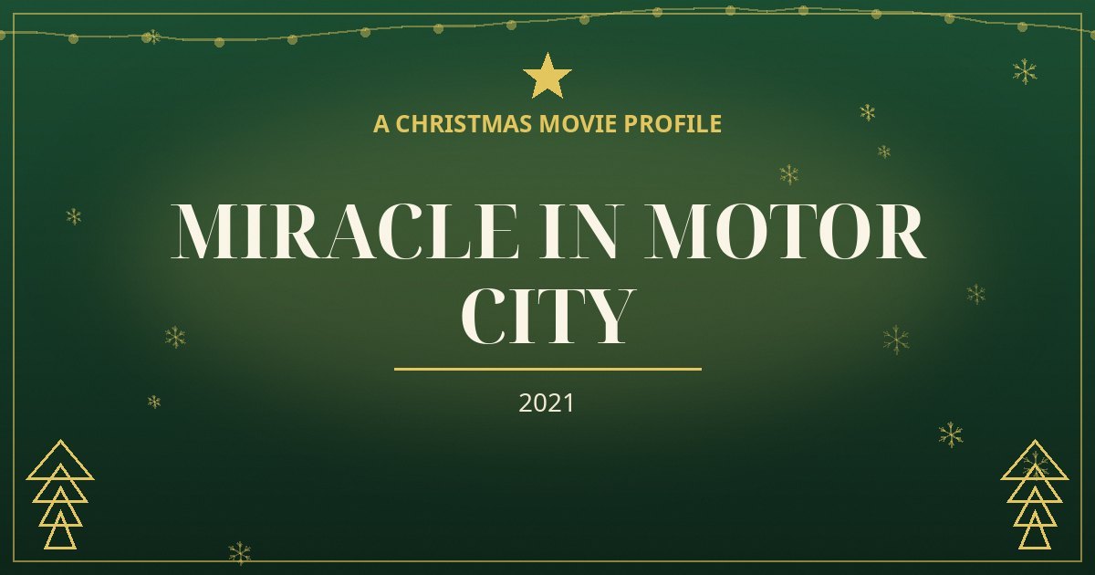 Miracle in Motor City — original designed title card art