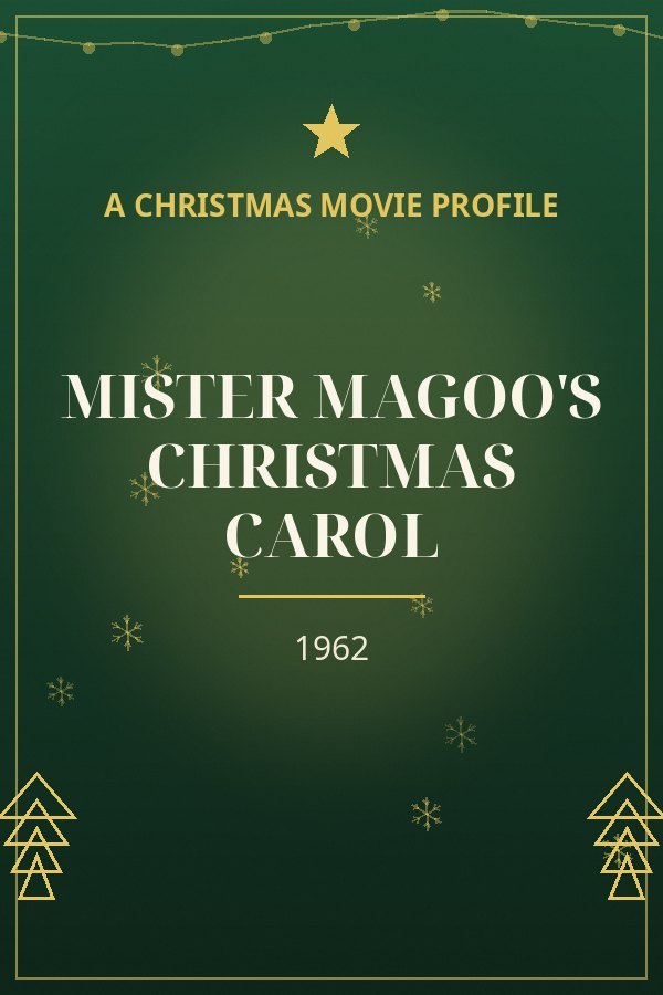 Mister Magoo's Christmas Carol — designed title card art