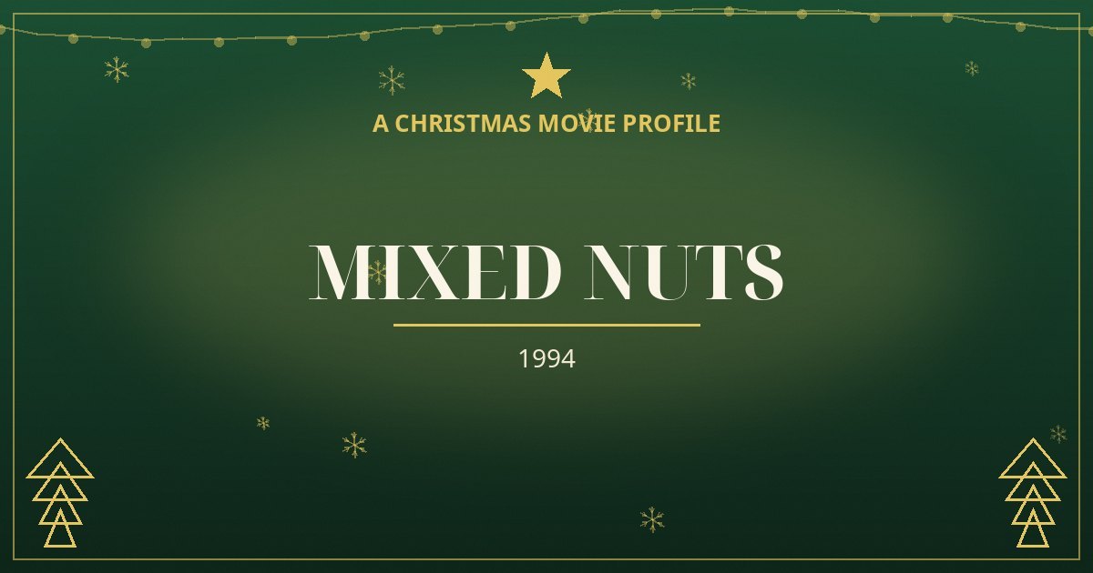 Mixed Nuts — original designed title card art