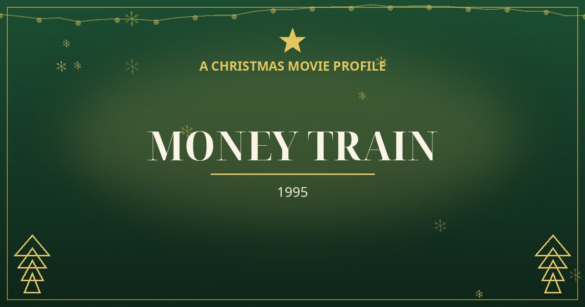 Money Train — original designed title card art