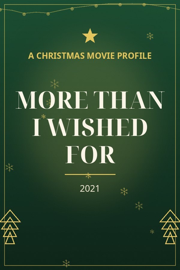 More Than I Wished For — designed title card art