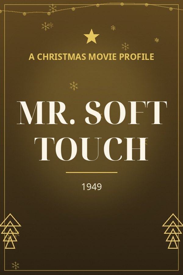 Mr. Soft Touch — designed title card art