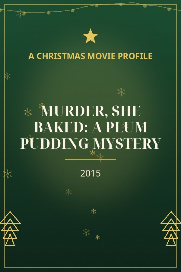 Murder, She Baked: A Plum Pudding Mystery — designed title card art