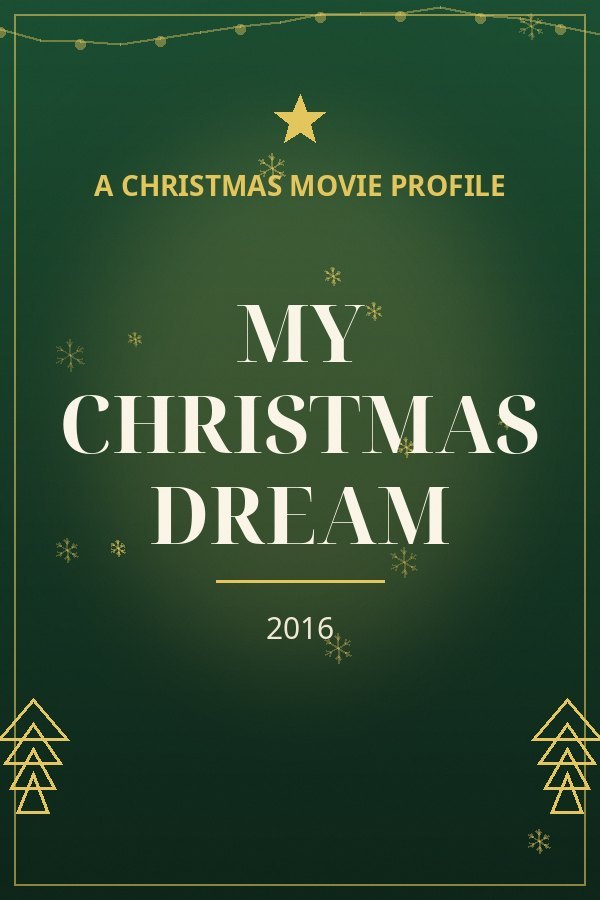 My Christmas Dream — designed title card art