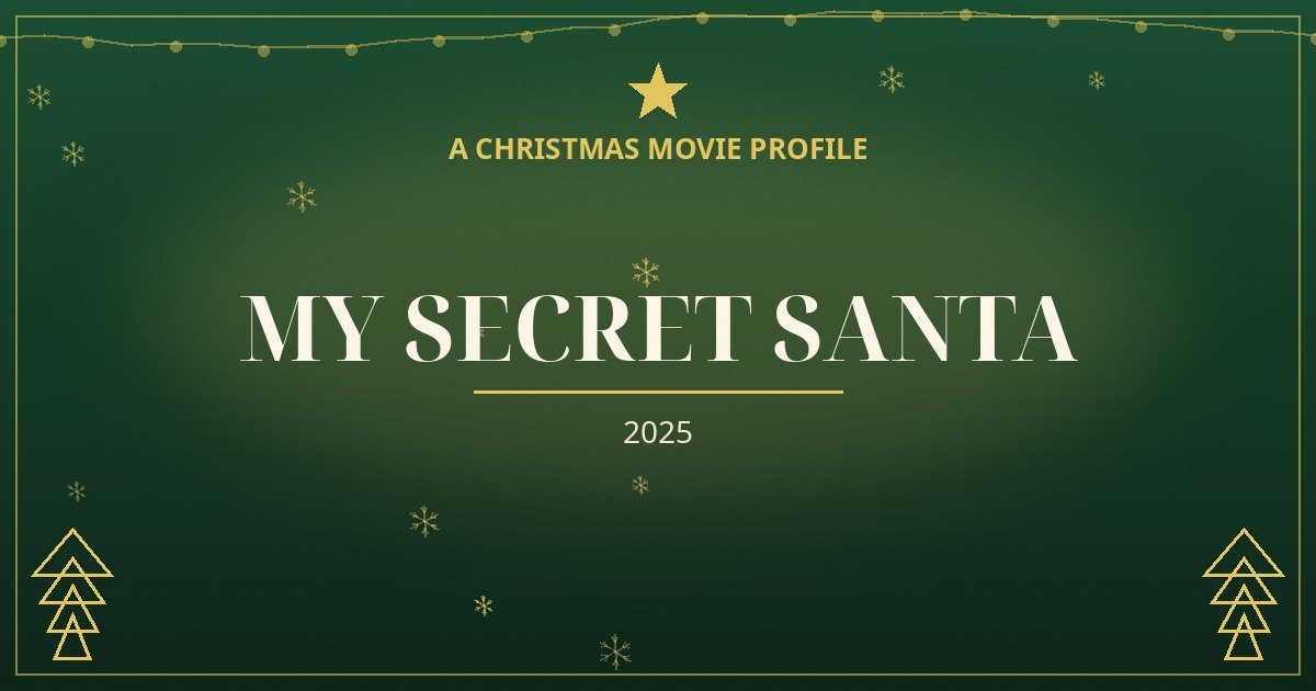 My Secret Santa — original designed title card art