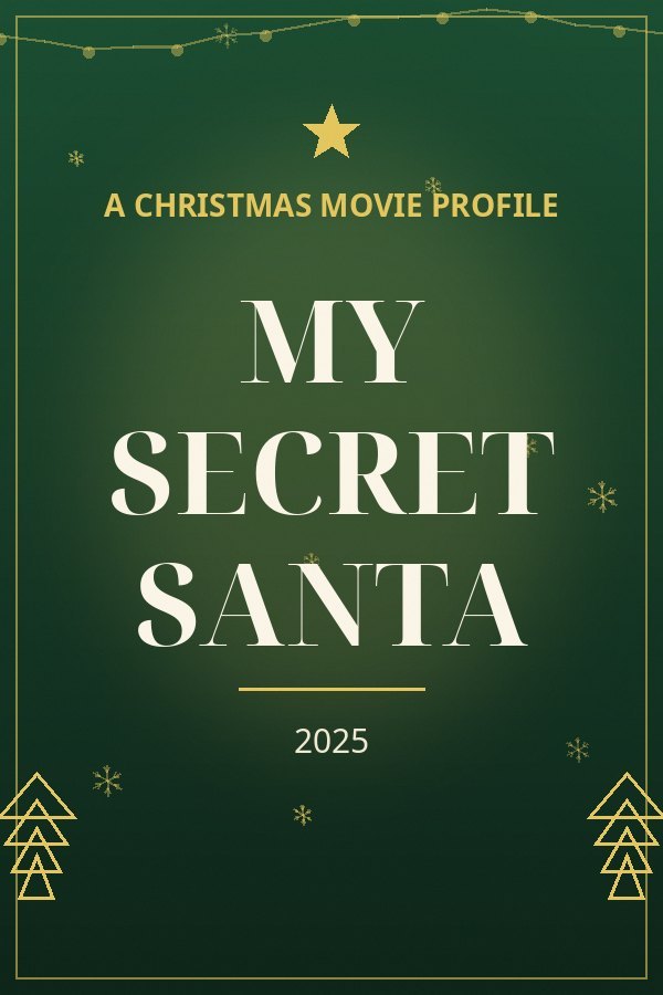 My Secret Santa — designed title card art