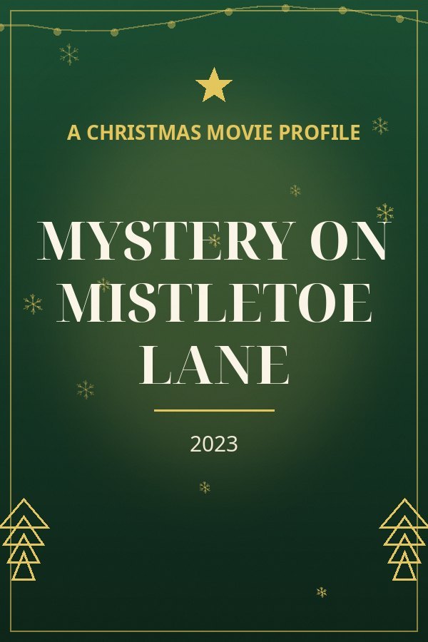 Mystery on Mistletoe Lane — designed title card art