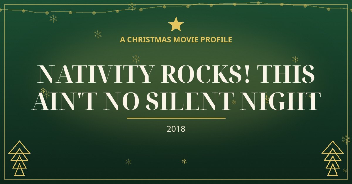 Nativity Rocks! This Ain't No Silent Night — original designed title card art