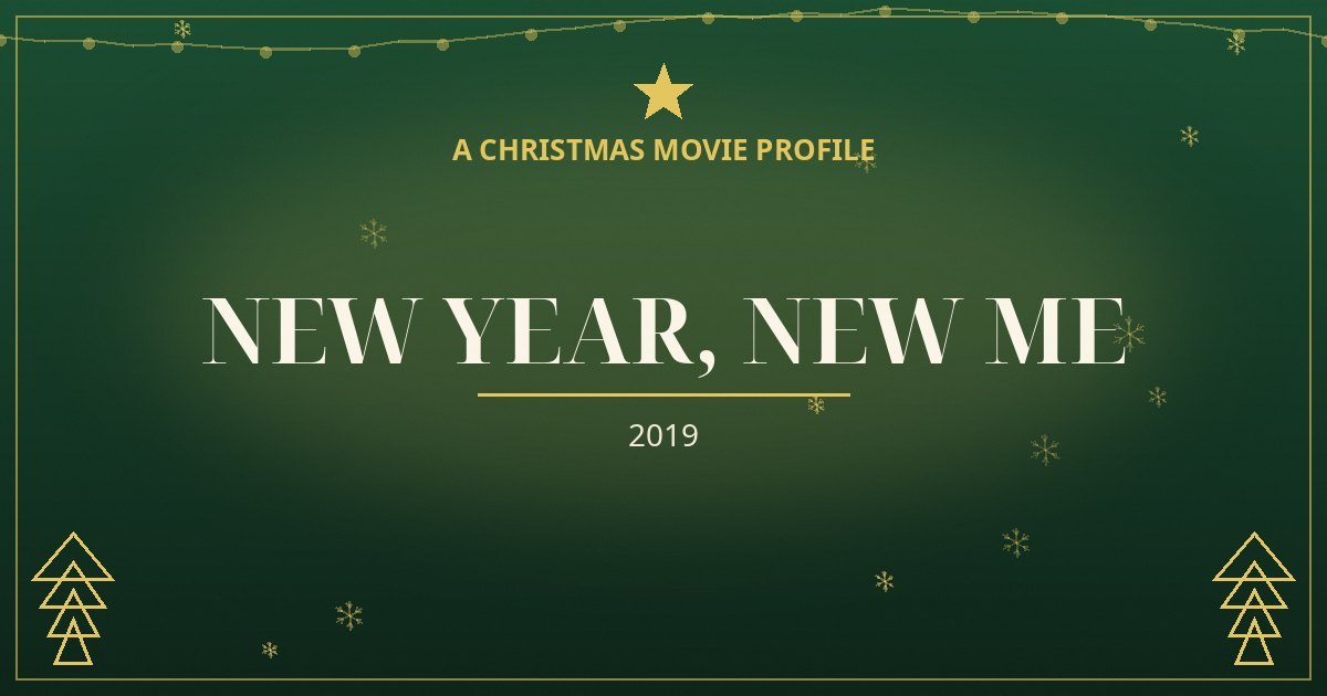 New Year, New Me — original designed title card art