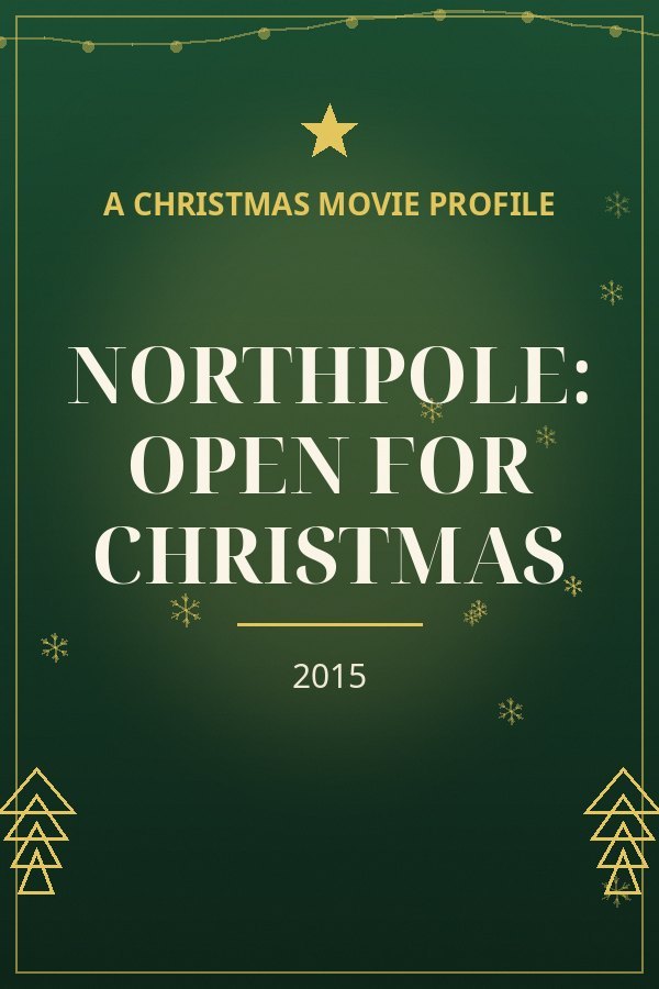 Northpole: Open for Christmas — designed title card art