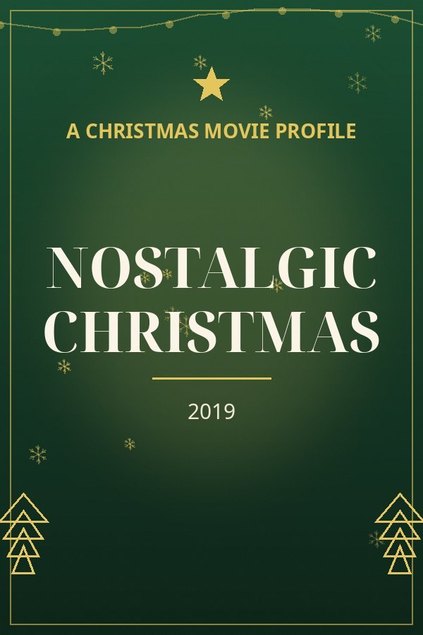 Nostalgic Christmas — designed title card art