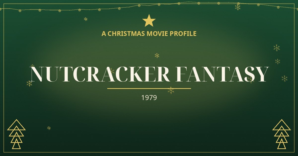 Nutcracker Fantasy — original designed title card art