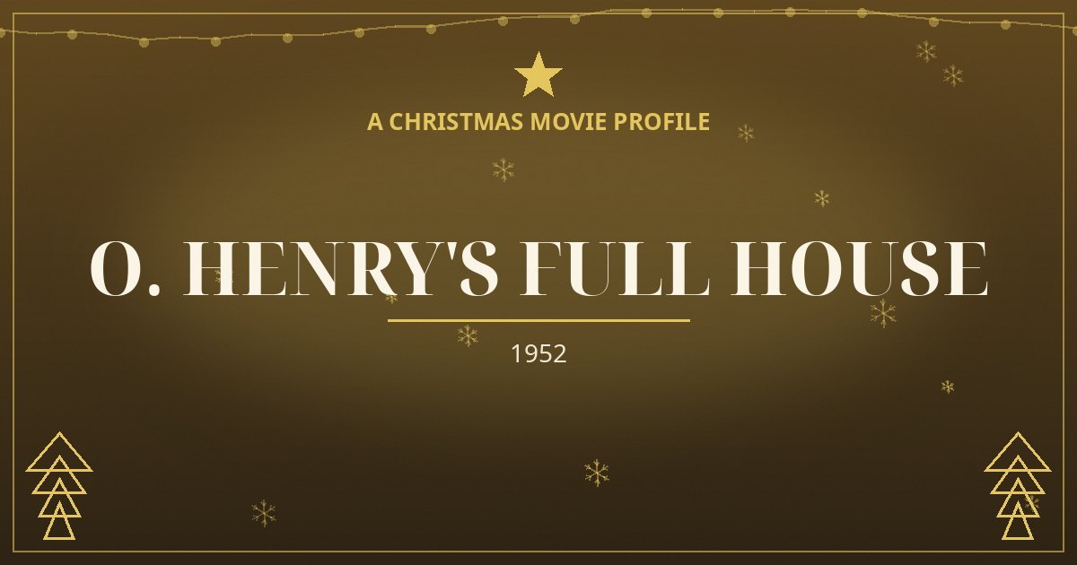 O. Henry's Full House — original designed title card art