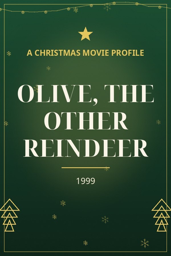 Olive, the Other Reindeer — designed title card art