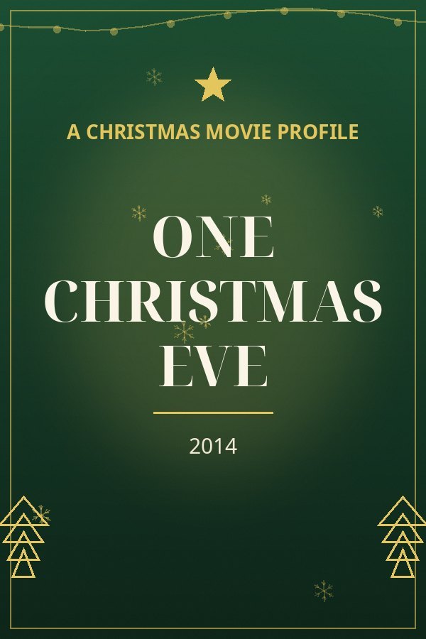 One Christmas Eve — designed title card art