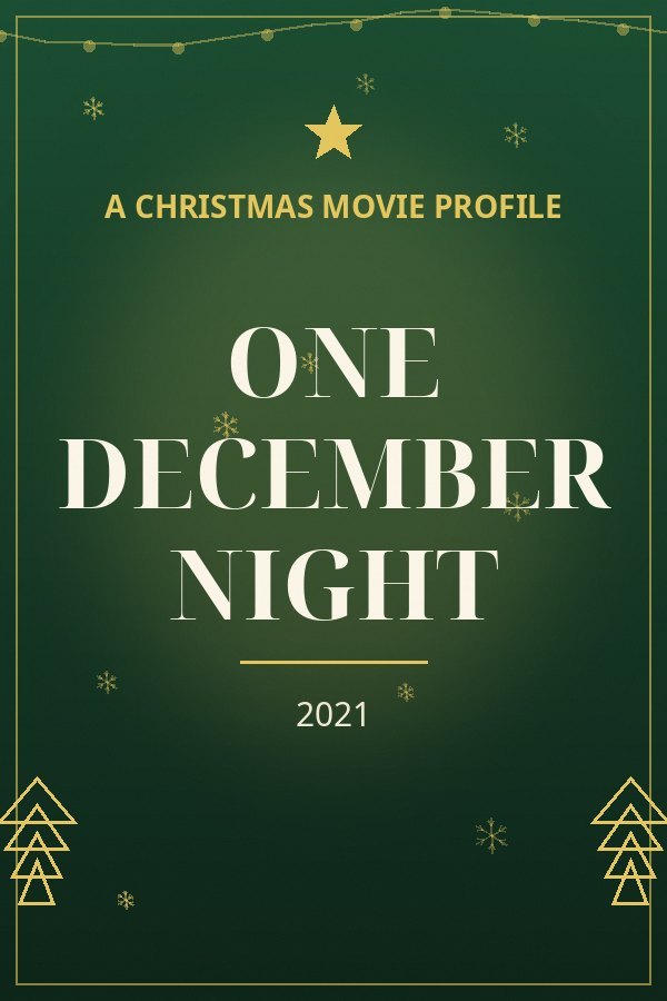 One December Night — designed title card art