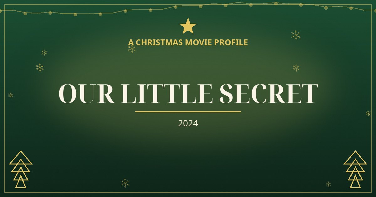 Our Little Secret — original designed title card art