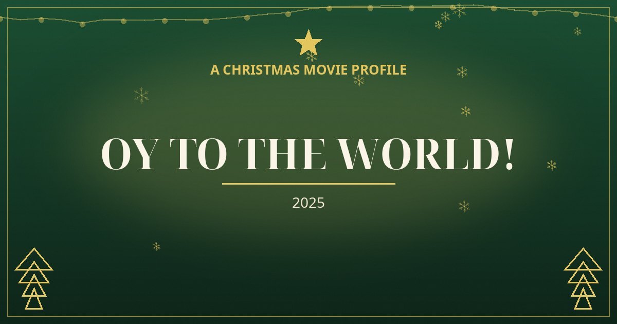 Oy to the World! — original designed title card art