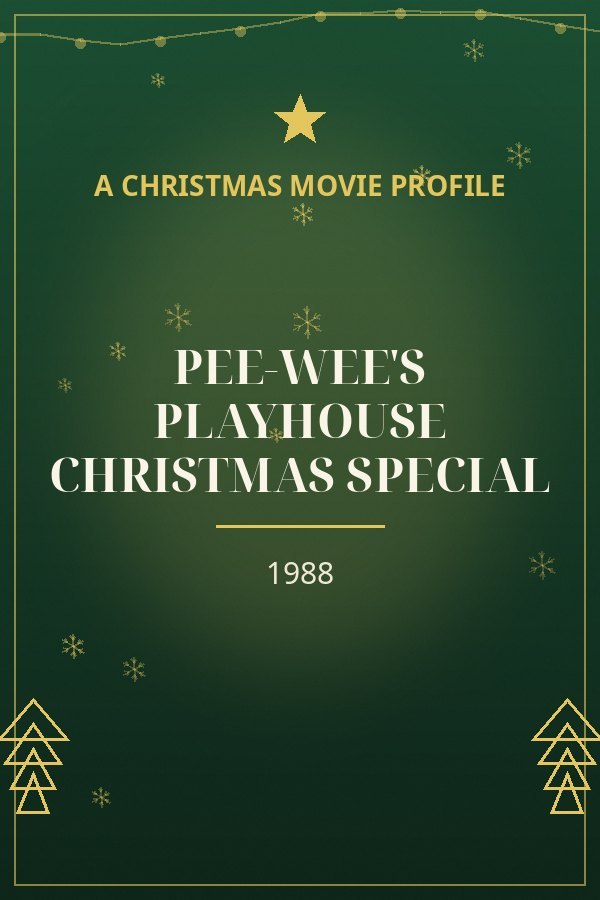 Pee-wee's Playhouse Christmas Special — designed title card art