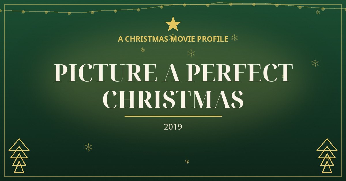 Picture a Perfect Christmas — original designed title card art