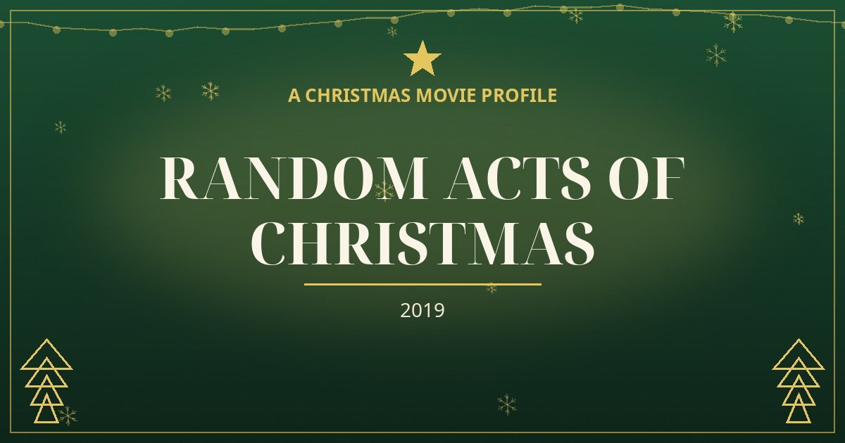 Random Acts of Christmas — original designed title card art