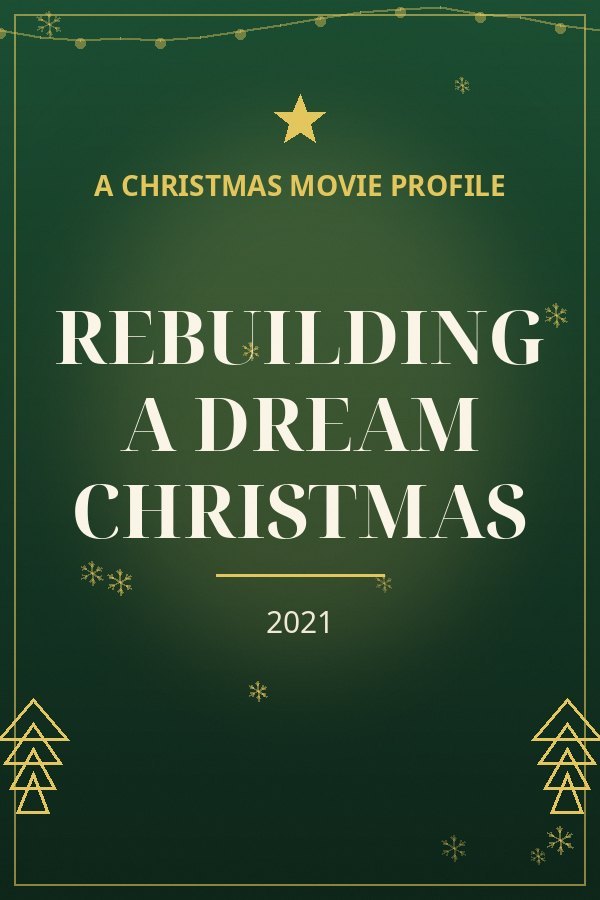 Rebuilding a Dream Christmas — designed title card art