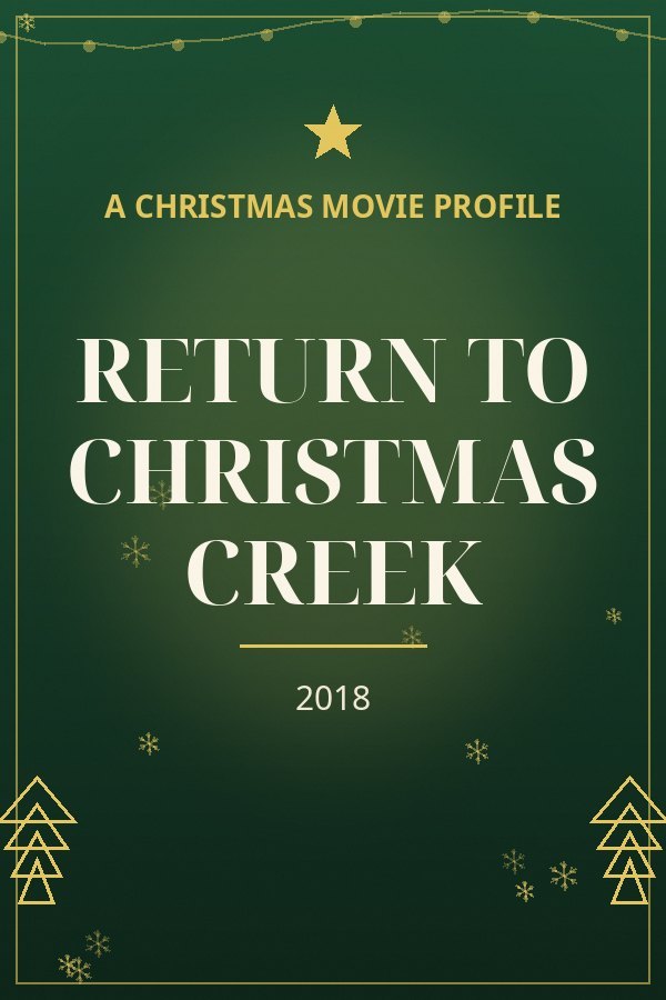 Return to Christmas Creek — designed title card art