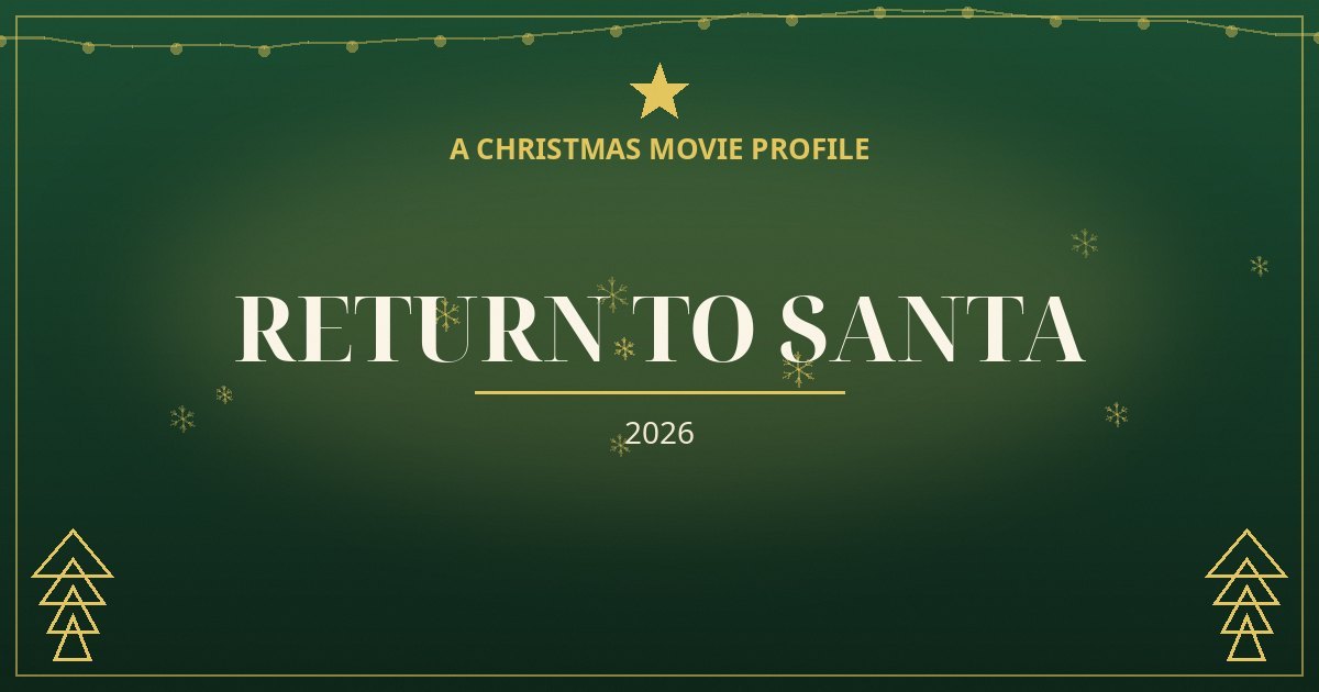 Return to Santa — original designed title card art