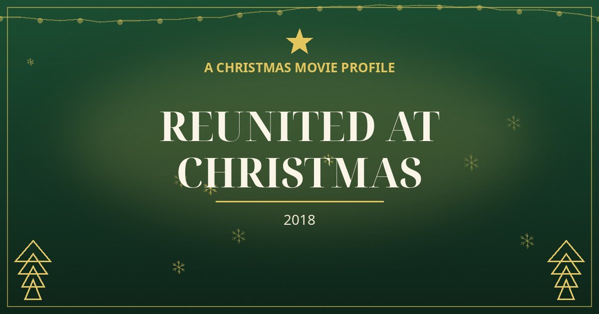 Reunited at Christmas — original designed title card art