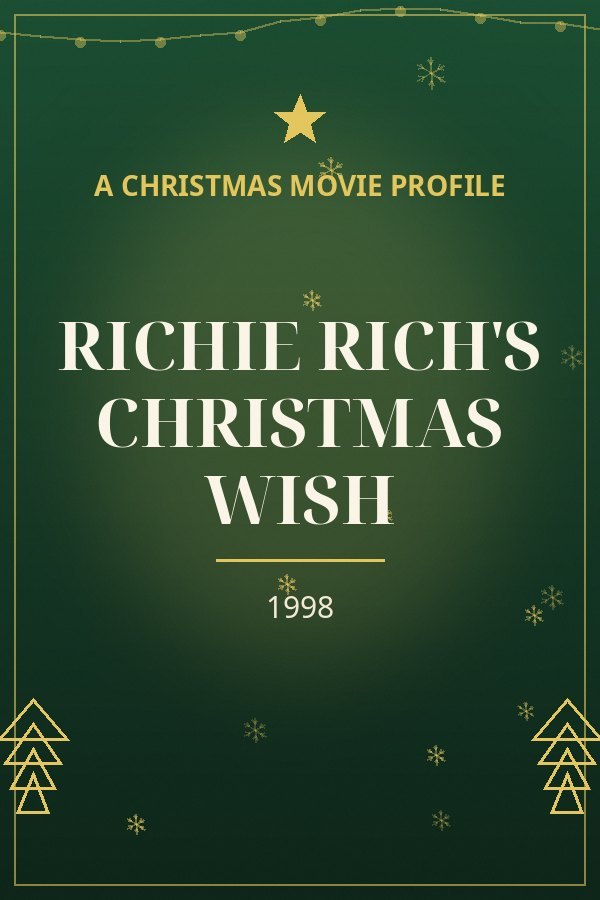 Richie Rich's Christmas Wish — designed title card art