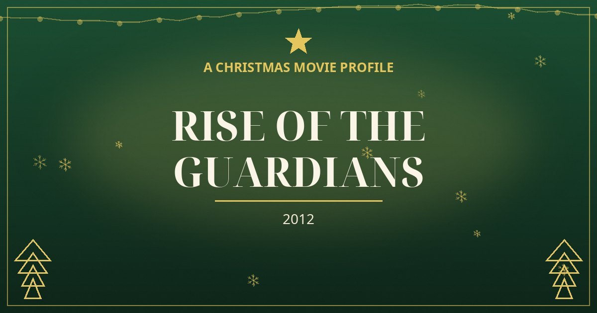 Rise of the Guardians — original designed title card art