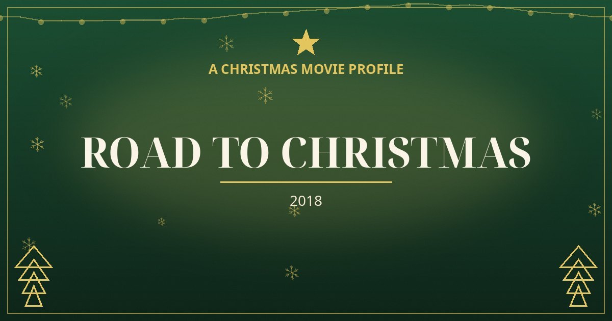 Road to Christmas — original designed title card art