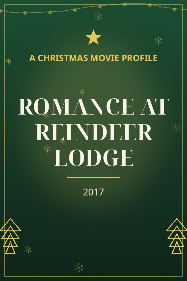 Romance at Reindeer Lodge — designed title card art