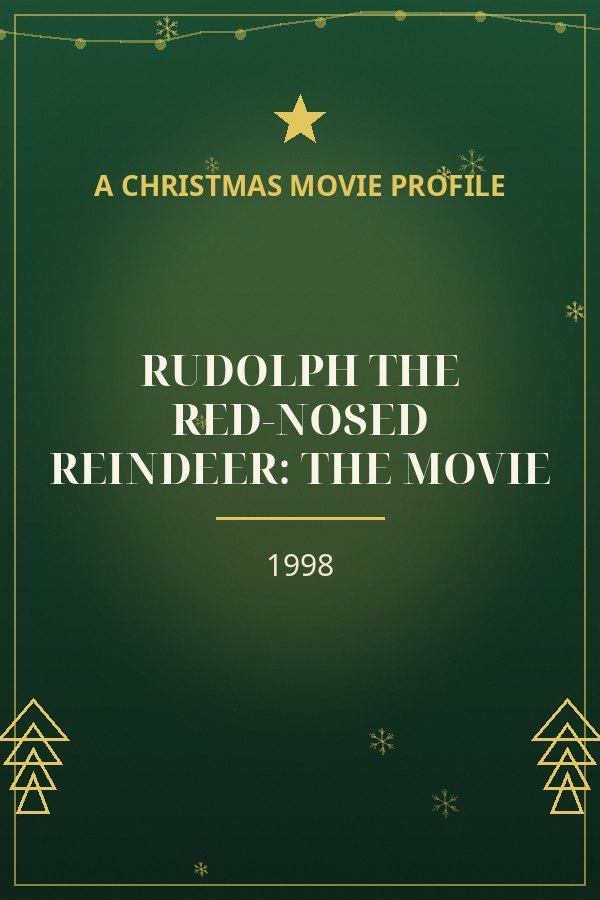 Rudolph the Red-Nosed Reindeer: The Movie — designed title card art