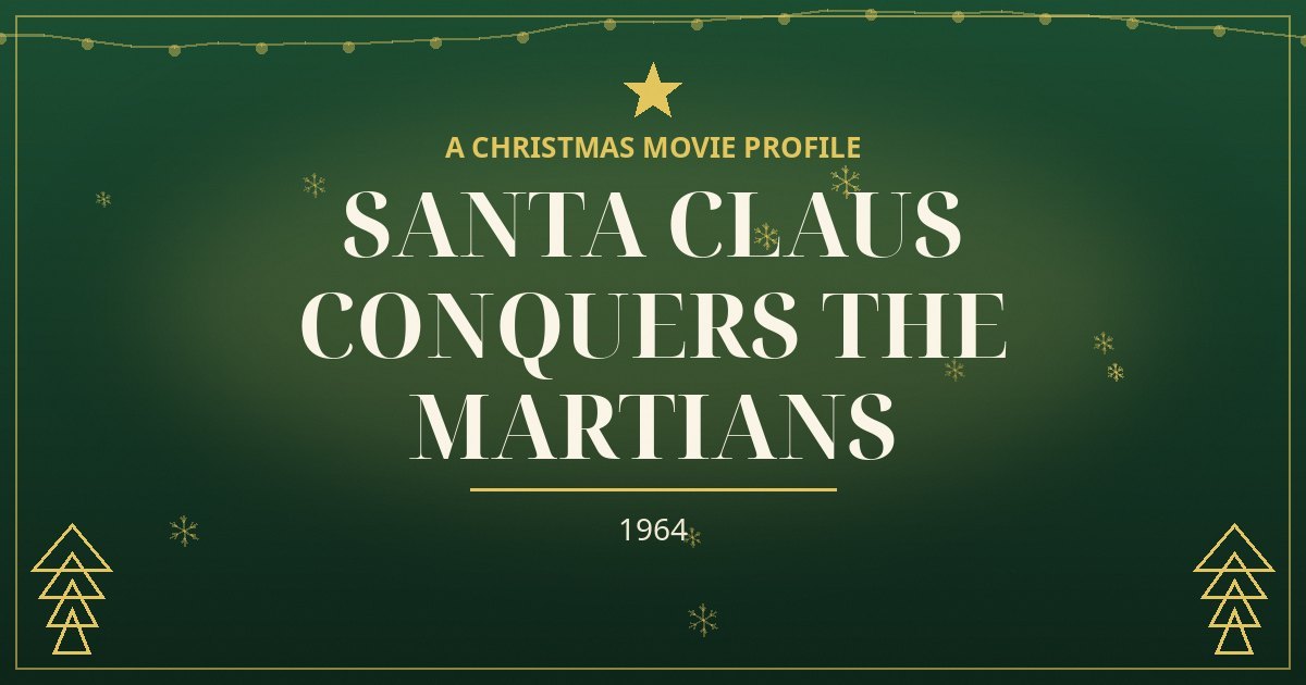 Santa Claus Conquers the Martians — original designed title card art