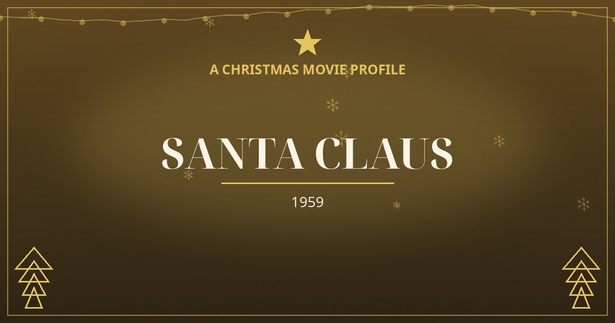 Santa Claus — original designed title card art