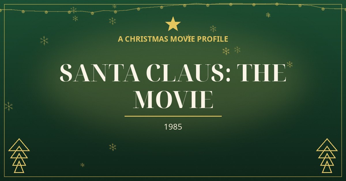 Santa Claus: The Movie — original designed title card art
