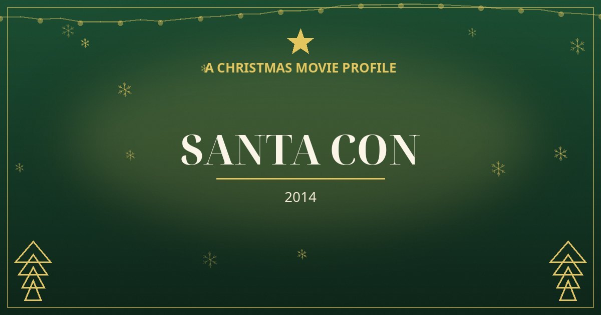 Santa Con — original designed title card art