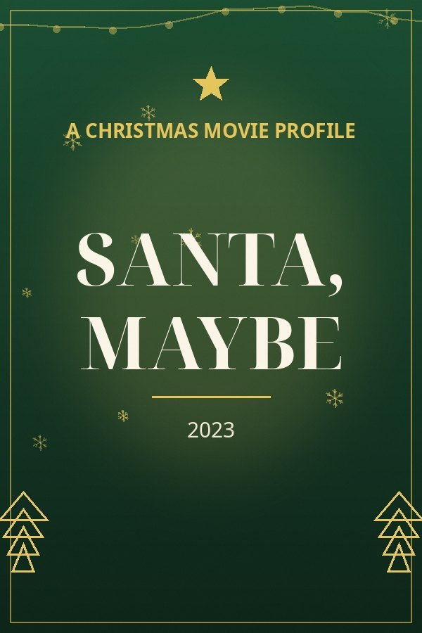 Santa, Maybe — designed title card art