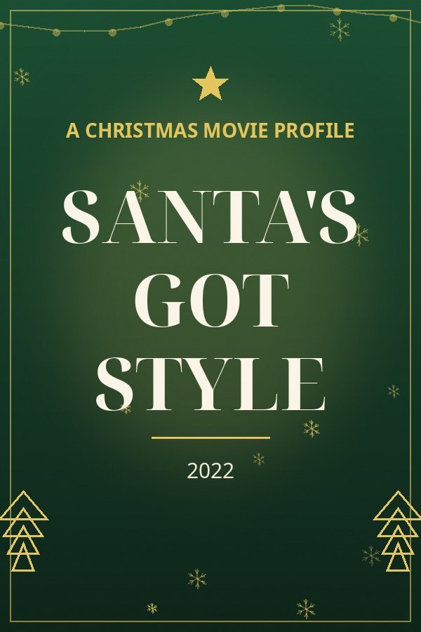Santa's Got Style — designed title card art