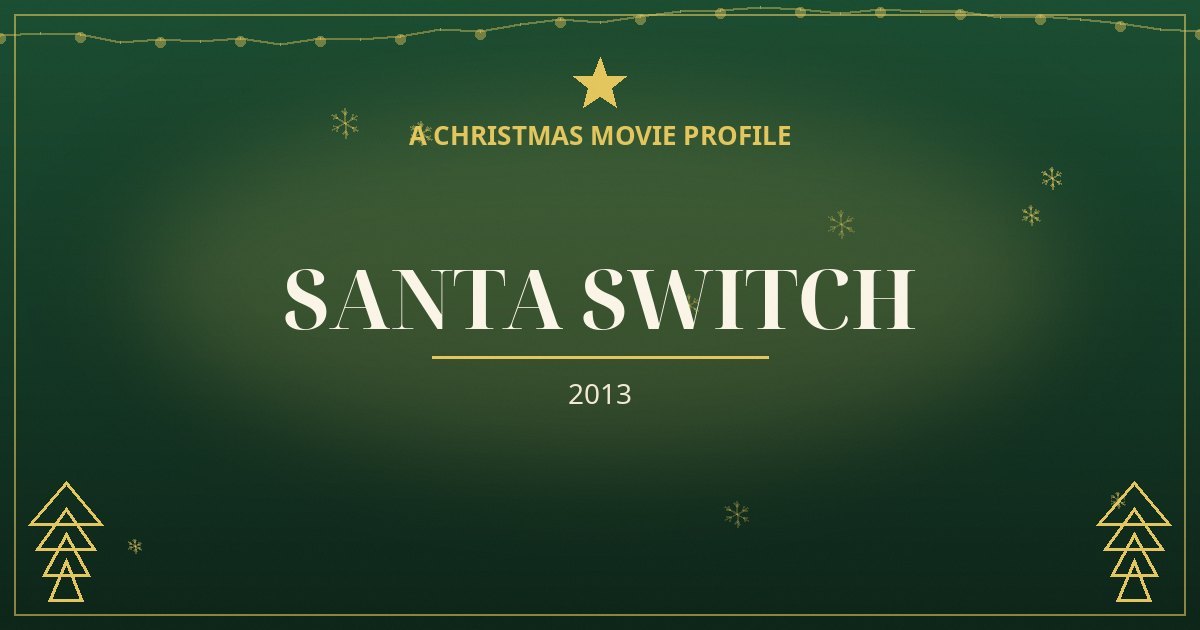 Santa Switch — original designed title card art