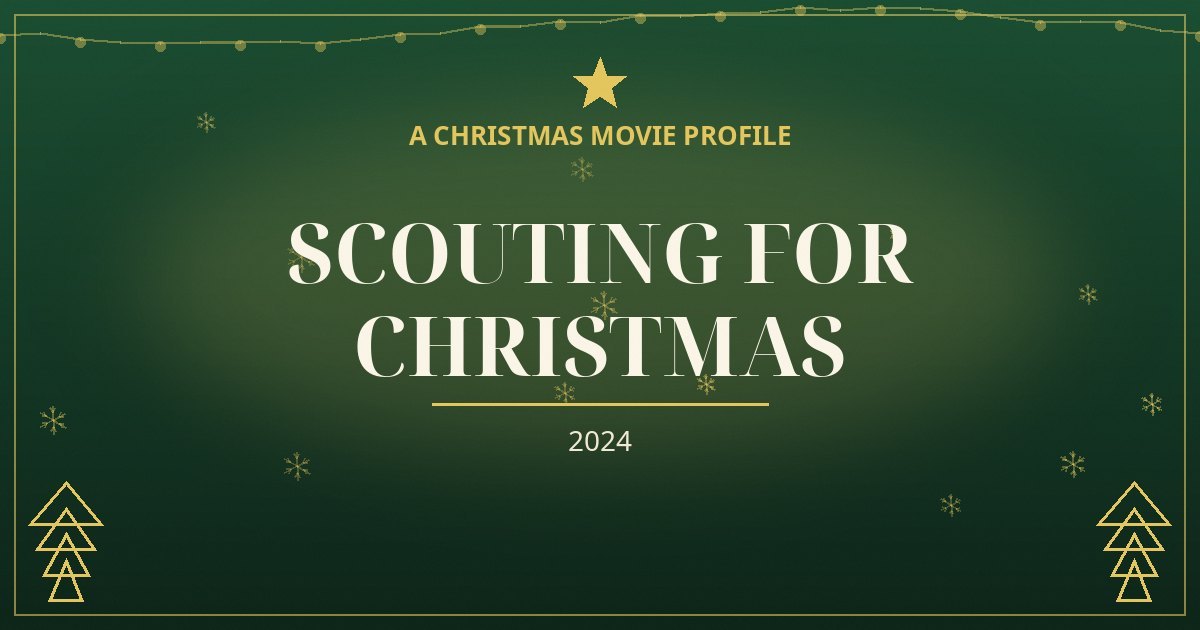 Scouting for Christmas — original designed title card art