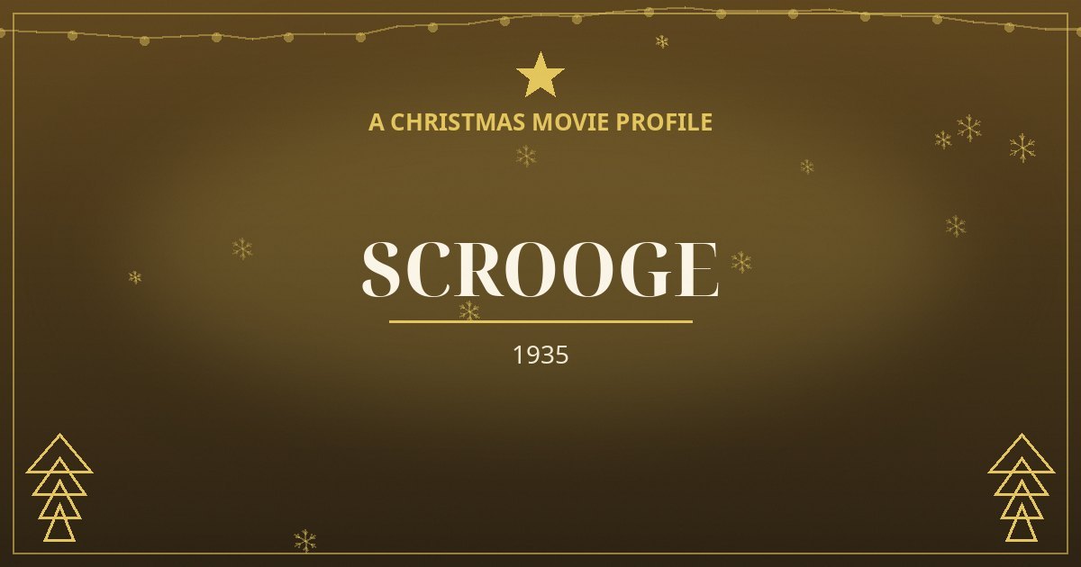 Scrooge — original designed title card art