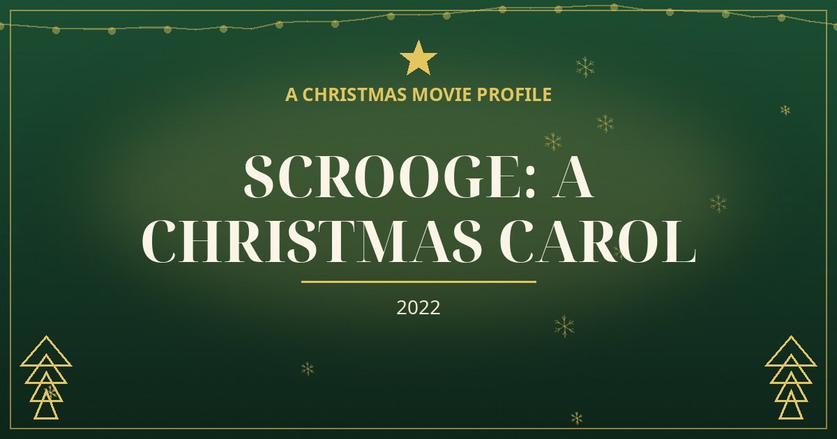 Scrooge: A Christmas Carol — original designed title card art