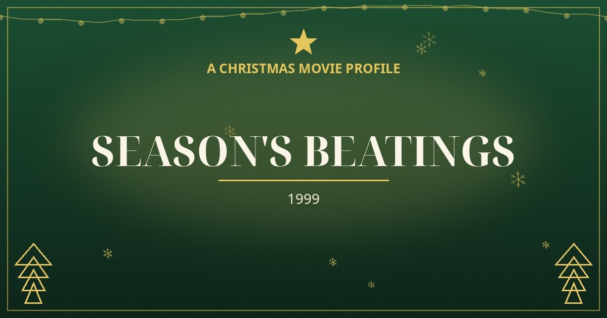 Season's Beatings — original designed title card art