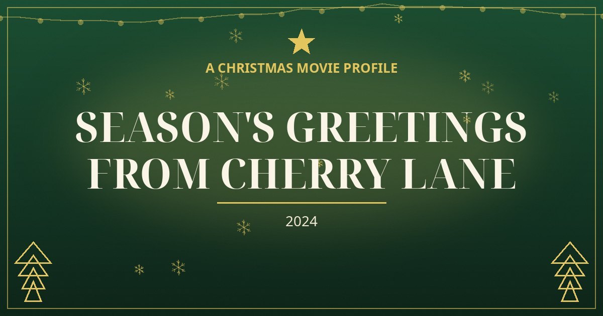 Season's Greetings from Cherry Lane — original designed title card art