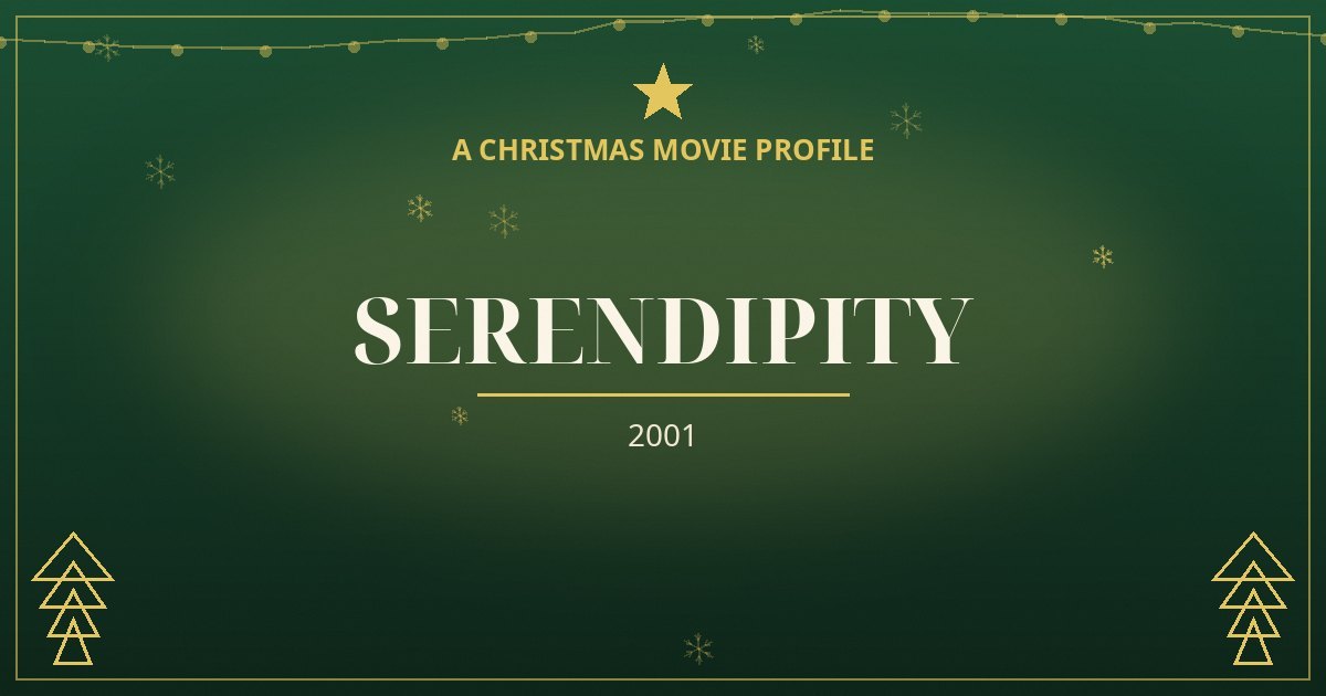 Serendipity — original designed title card art