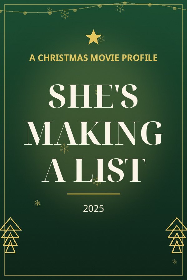 She's Making a List — designed title card art